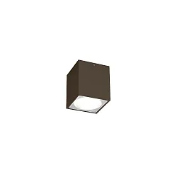 Outdoor LED Aufbau-Downlight TRAIN 1.0, IP65, eckig, down, 230V AC, 6W 3000K 570lm 35°, CRi >90, dimmbar, bronze