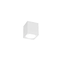 Outdoor LED Aufbau-Downlight TRAIN 1.0, IP65, eckig, down, 230V AC, 6W 3000K 570lm 35°, CRi >90, dimmbar, schwarz