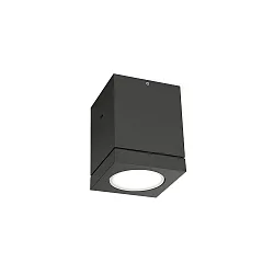 Outdoor Deckenleuchte TUBE CARRÉ 1.0 PAR16, eckig, IP65, GU10 max. 5W (exkl.), starr, anthrazit
