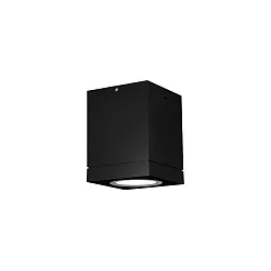 Outdoor Deckenleuchte TUBE CARRÉ 1.0 PAR16, eckig, IP65, GU10 max. 5W (exkl.), starr, schwarz