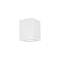 Outdoor Deckenleuchte TUBE CARRÉ 1.0 PAR16, eckig, IP65, GU10 max. 5W (exkl.), starr, weiß