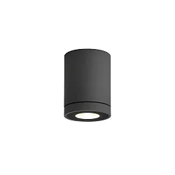 Outdoor LED Deckenleuchte TUBE 1.0, rund, IP65, 9.8W 3000K 36°, CRi >90, dimmbar, starr, anthrazit