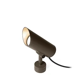 LED Outdoor Strahler STIPO OUTDOOR FLOOR PROJ 1.0 LED 3000K Q 7W 220-240VAC DIM CRI90, schwenkbar, bronze