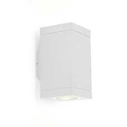 Außenwandleuchte TUBE CARRÉ WALL 2.0 PAR16, eckig, IP65, 2-seitig (Up & Down), 2x GU10 max. 5W (exkl.), starr, weiß