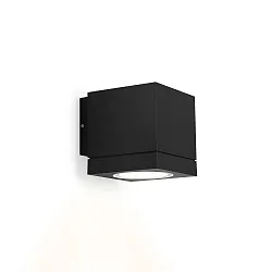 LED Außenwandleuchte TUBE CARRÉ WALL 1.0, eckig, IP65, 1-seitig (Up or Down), 10W 3000K 32°, CRi >90, dimmbar, schwarz