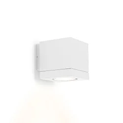 LED Außenwandleuchte TUBE CARRÉ WALL 1.0, eckig, IP65, 1-seitig (Up or Down), 10W 3000K 32°, CRi >90, dimmbar, weiß
