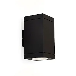 LED Außenwandleuchte TUBE CARRÉ WALL 2.0, eckig, IP65, 2-seitig (Up & Down), 19.7W 3000K 32°, CRi >90, dimmbar, schwarz