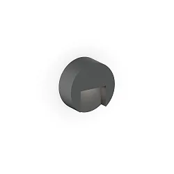 outdoor wall luminaire RETO ROUND WALL SURFACE OUTDOOR 0.8 round IP65, anthracite dimmable