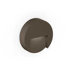 LED Outdoor Wandleuchte RETO ROUND WALL SURFACE OUTDOOR 1.3, rund, 5,1W, 3000K, 160lm, IP65, bronze