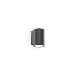 LED Außenwandleuchte TRAM 1.0, IP65, zylindrisch, 1-seitig, 230V AC, 6W 3000K 553lm 36°, CRi >90, dimmbar, anthrazit