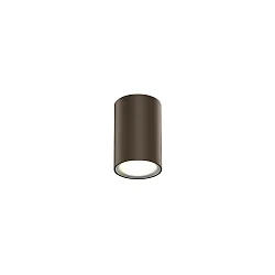 Outdoor LED Aufbau-Downlight TRAM 1.0, IP65, zylindrisch, 230V AC, 6W 3000K 555lm 36°, CRi >90, dimmbar, bronze