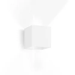 LED Außenwandleuchte BOX 2.0, IP65, Up&Down, 6W 2700K 2x200lm, Winkel verstellbar, dimmbar, weiß