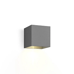 LED Outdoor Wall luminaire BOX 1.0, IP65, up or down, 6W 3000K 400lm, dimmable, dark grey