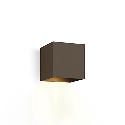 LED Outdoor Wall luminaire BOX 1.0, IP65, up or down, 6W 3000K 400lm, dimmable, bronze