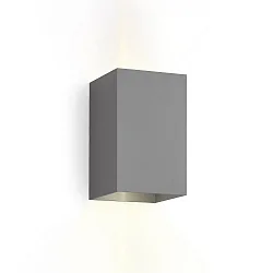 LED Außenwandleuchte BOX 4.0, IP65, Up&Down, 6W 2700K 2x200lm, Winkel verstellbar, dimmbar, dunkelgrau