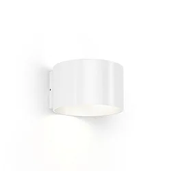 Outdoor LED Wall luminaire RAY 1.0, IP65, 6W 3000K, dimmable, angle adjustable, white