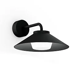 LED Outdoor Wandleuchte TRADORA WALL IP65 1.0, 9W, 2700K, 405lm, IP65, schwarz