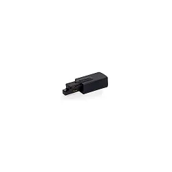 Accessory for 1-phase tracks - End feed-in right, black