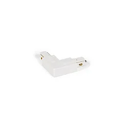 Accessory for 1-phase tracks - L-coupler right, DALI controllable, white