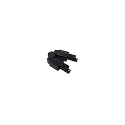 1-phase corner connector, black