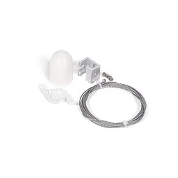 Zubehör für 3-Phasen-Schienen - Abhängungs-Set, 300cm, Weiß