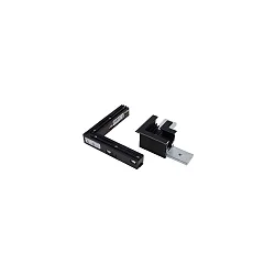L-connector STREX 48V built-in version, left-right, black