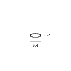 Zubehör für Lampenring Ø 5cm - Sprengring (MR16 / LED / PAR16), max. 12W