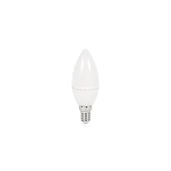 LED Lampe Kerze C35 LED 2700K OPAL 5.5W E14 220-240VAC DIM CRI90, opal
