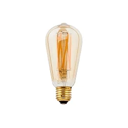 LED Filamentlampe ST64 LED 2200K GOLD TINTED 5.9W E27 220-240VAC DIM CRI95, gold