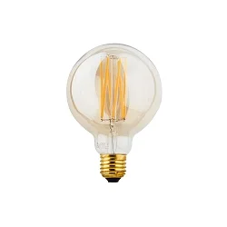 LED Filamentlampe Globe G95 LED 2200K GOLD TINTED 5.4W E27 220-240VAC DIM CRI95, gold