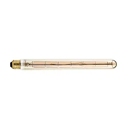 LED Filamentlampe Röhre T30-300 LED 2700K GOLD TINTED 7.4W E27 220-240VAC DIM CRI90, gold