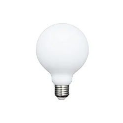 LED Globelampe G95, E27, 11,2W, 2700K, 965lm, IP20, dimmbar, opal