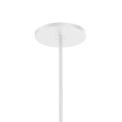 Ceiling canopy round, Halb-Einbau, Ø 8.4cm, for 1 luminaire, white