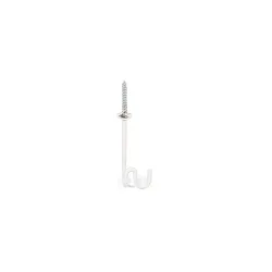 Optionaler Haken für Multi-Baldachin, für 6mm Dübel, Ø 0.5cm / H 9cm, Edelstahl, weiß