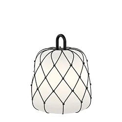 Schirm-Überzug für Outdoor LED Akku-Leuchte COSTA 2.0 - ROPE 2.0, geflochten, Jet Black