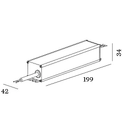 LED Treiber DRIVER 35W NON DIM IP67 100-277VAC