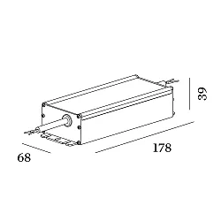 LED Treiber DRIVER 100W NON DIM IP67 100-277VAC