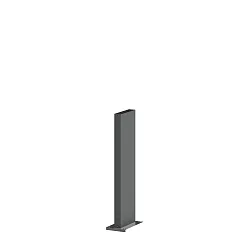 Zubehör für FIFTY FIFTY / SMILE / SWAY / PALOS - Sockel mit Montageplatte, 60cm, Anthrazit