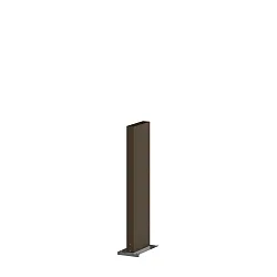 Poller für Wegeleuchte POLE 470 Q with fixation plate, eckig, bronze