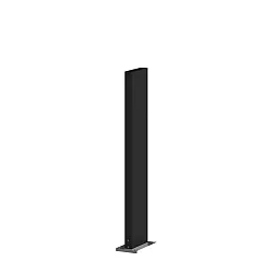 Poller für Wegeleuchte POLE 670 B with fixation plate, eckig, schwarz