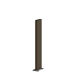 Poller für Wegeleuchte POLE 670 Q with fixation plate, eckig, bronze