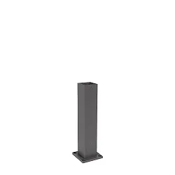 Poller für Wegeleuchte LINUS POLE 350 D incl. base, eckig, grau