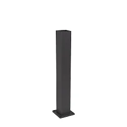 Sockel für Outdoor LED Leuchte LINUS, Aufbau, mit Montageplatte, 55cm, schwarz