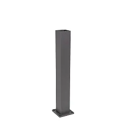 Poller für Wegeleuchte LINUS POLE 550 D incl. base, eckig, grau