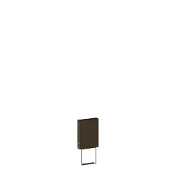 Poller für Wegeleuchte POLE 170 Q with concrete ground fixation, eckig, bronze