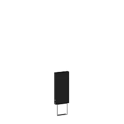 Poller für Wegeleuchte POLE 270 B with concrete ground fixation, eckig, schwarz