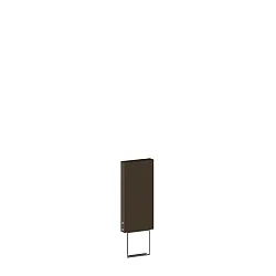 Poller für Wegeleuchte POLE 270 Q with concrete ground fixation, eckig, bronze