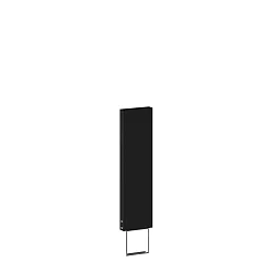 Poller für Wegeleuchte POLE 470 B with concrete ground fixation, eckig, schwarz