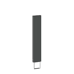 Zubehör für FIFTY FIFTY / SMILE / SWAY / PALOS - Sockel mit Bügel zum Einbetonieren, 80cm, Anthrazit
