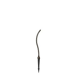 Poller für Wegeleuchte SWAM CURVED POLE 400 Q incl. base and ground spike, zylindrisch, bronze